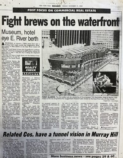 A fight brews on the waterfront article